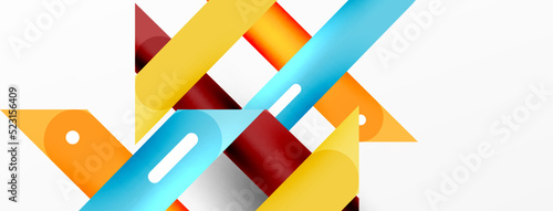 Background overlapping lines. Dynamic lines abstract wallpaper. Straight lines composition vector illustration for wallpaper banner background or landing page