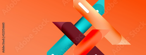 Background overlapping lines. Dynamic lines abstract wallpaper. Straight lines composition vector illustration for wallpaper banner background or landing page