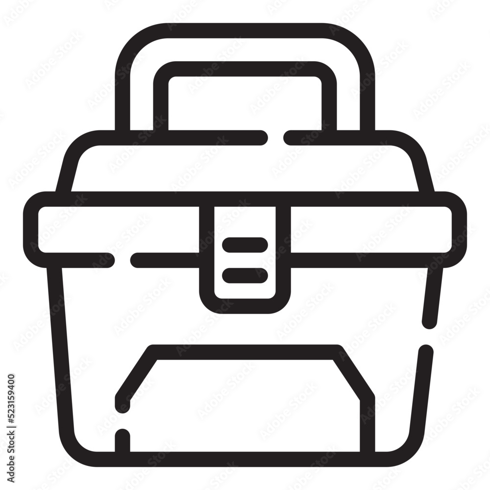 toolbox line icon toolbox line icon
