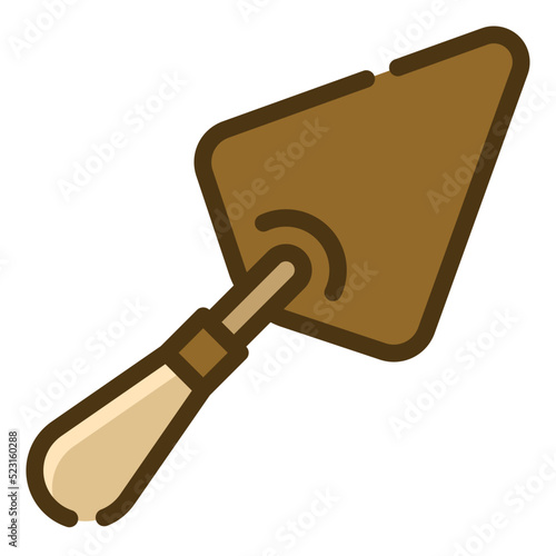 trowel gradient icon