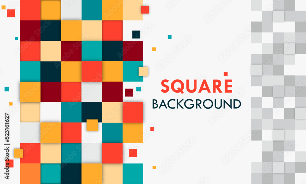 abstract background with squares