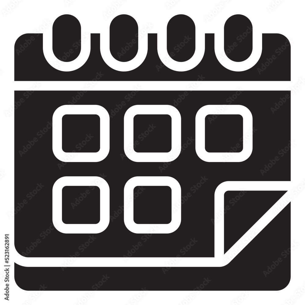 calendar glyph icon calendar glyph icon