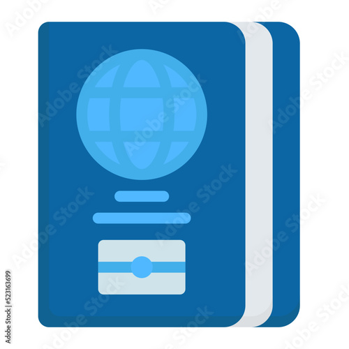 immigration flat icon