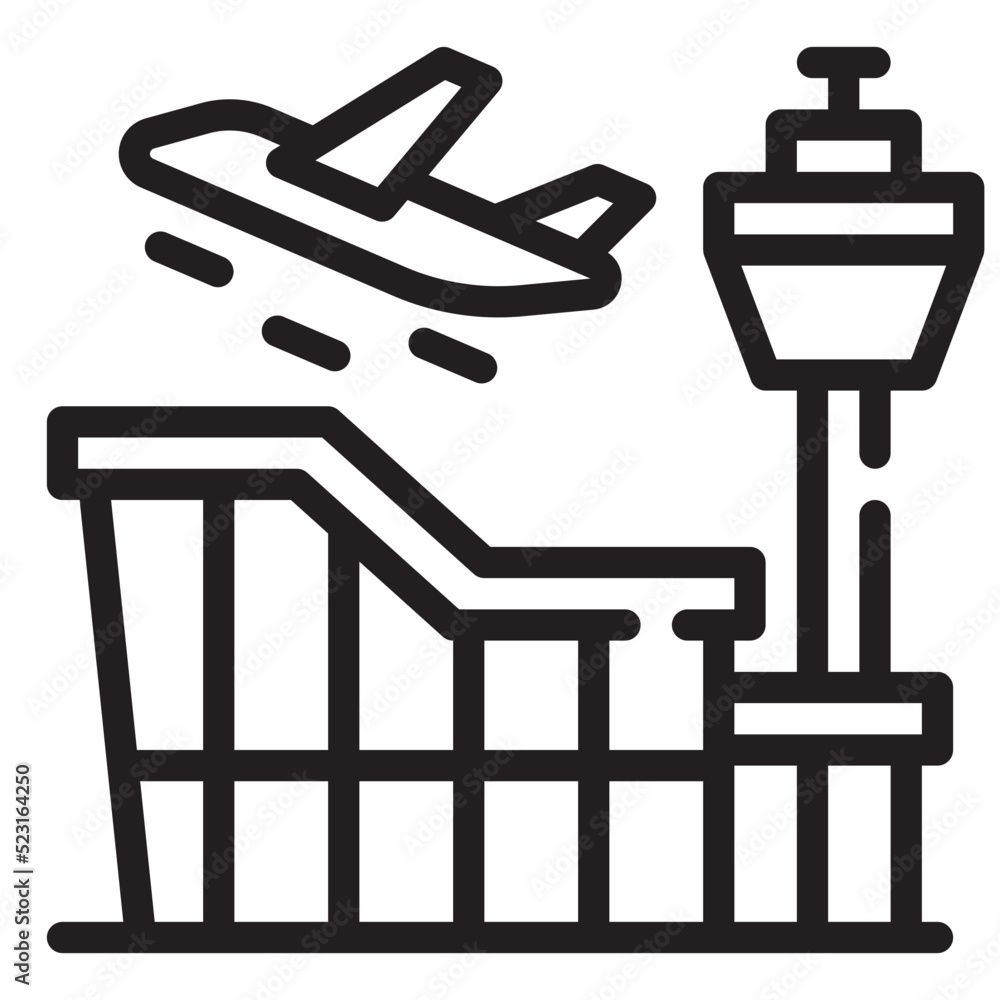 architecture and city line icon architecture and city line icon
