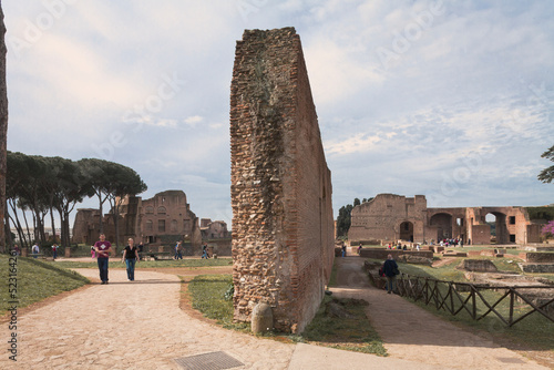 Tableau sur toile Roma, Colle Palatino. Domus Flavia