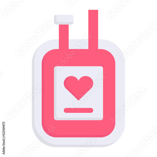 blood donation flat icon