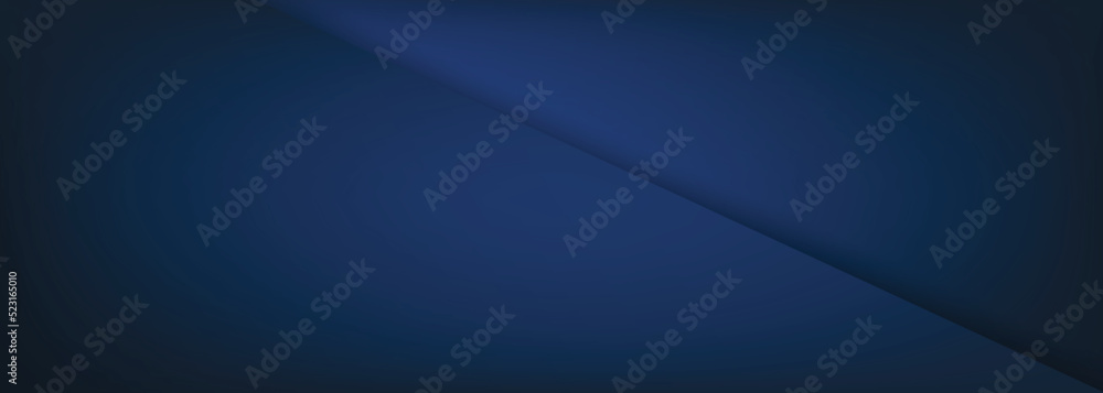 Obraz premium dark blue banner and backdrop background