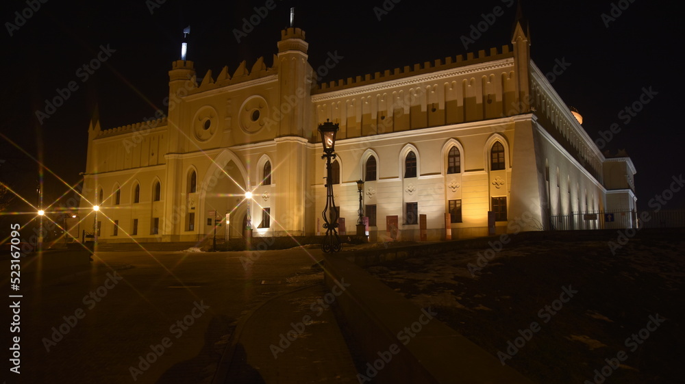 Fototapeta premium Lublin, miasto, starówka, zabytki, ulice, 