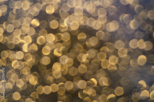 golden christmas background, abstract golden background with bokeh