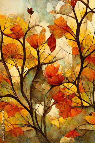 abstract autumn illustration