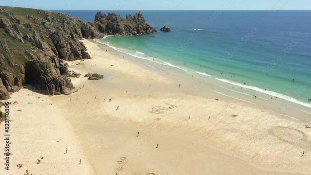 United Kingdom, Cornwall, Porthcurno, Pednvounder Beach United Kingdom, Cornwall, Porthcurno, Pednvounder Beach