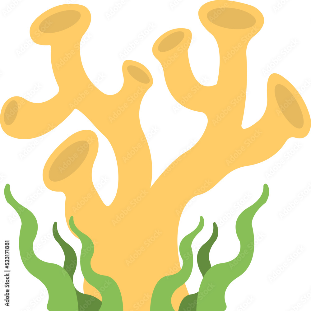 Seaweed Vector Icon Seaweed Vector Icon