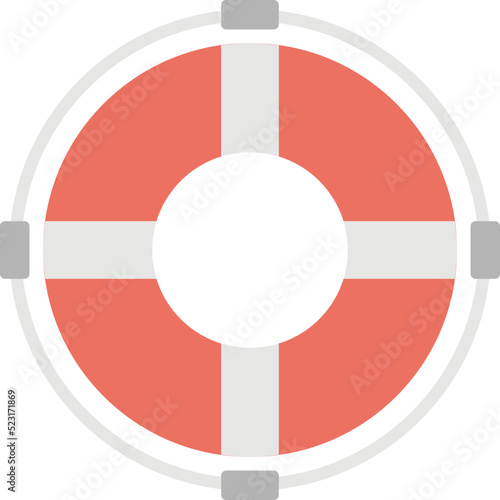 Lifebuoy Vector Icon 