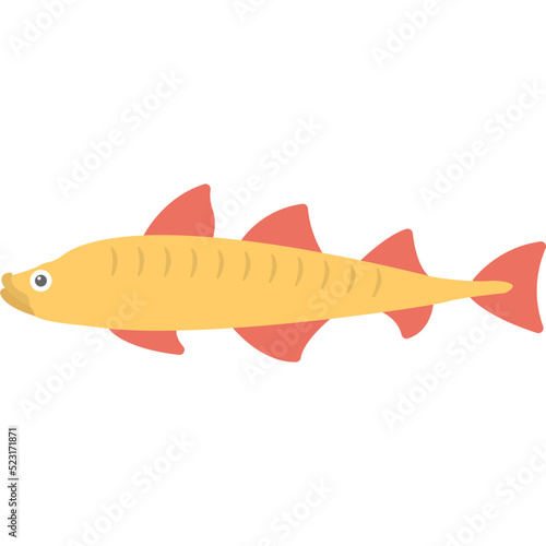Northern Pike Vector Icon 
