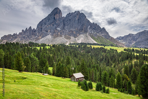 Passo delle Erbe in Dolomites in Italy