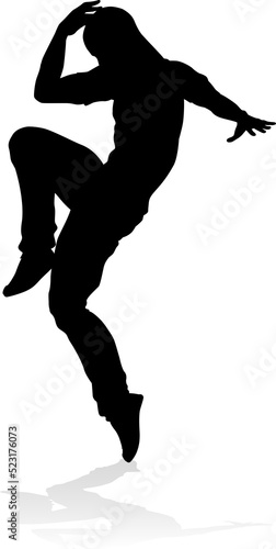 A male street dance hip hop...