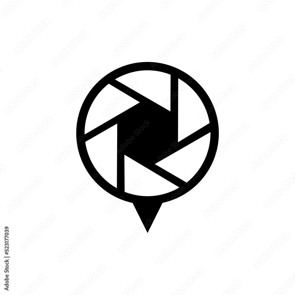 Photo Camera Icon Isolated Black On White Background Photo Camera Icon Isolated Black On White Background