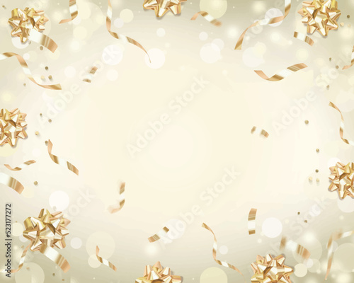 パワーポイントゴージャスゴールドグラデーション抽象的なキラキラ背景素材
