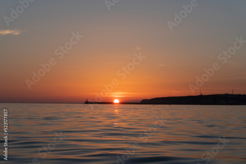 sunset over the sea © Christina