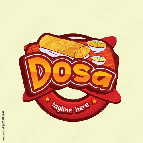 dosa indian food character mascot