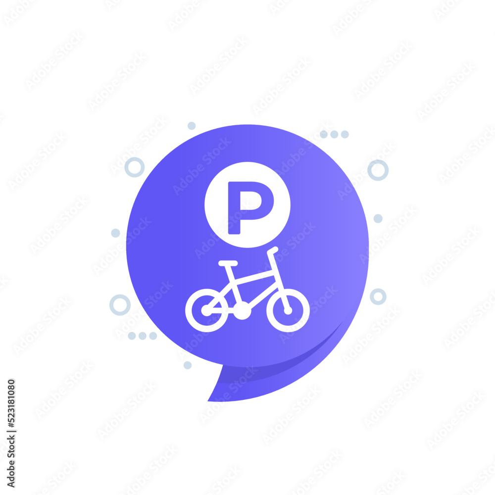 bike parking icon, vector design bike parking icon, vector design