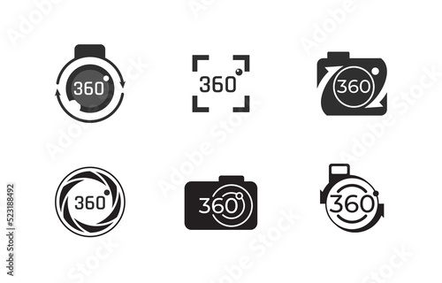 360 Camera Logo Template