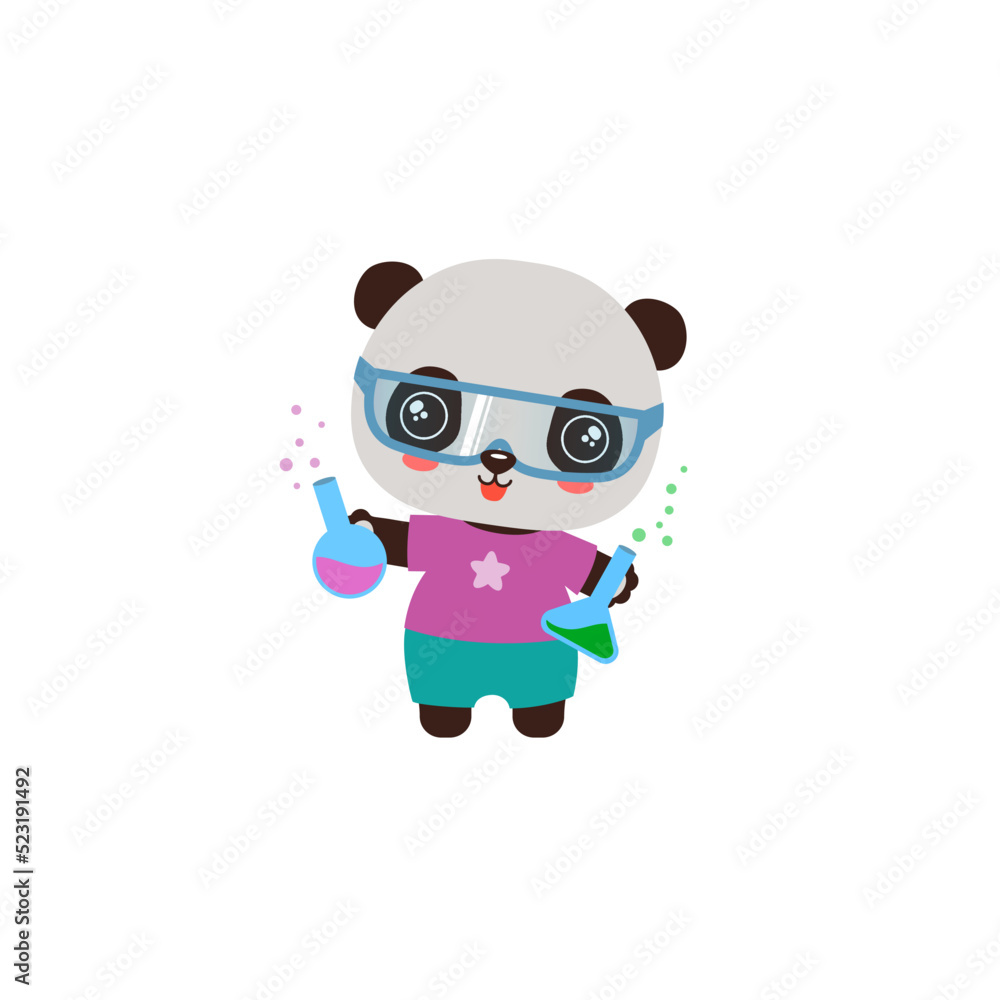 School student animal. Science school subject vector. Educational ...