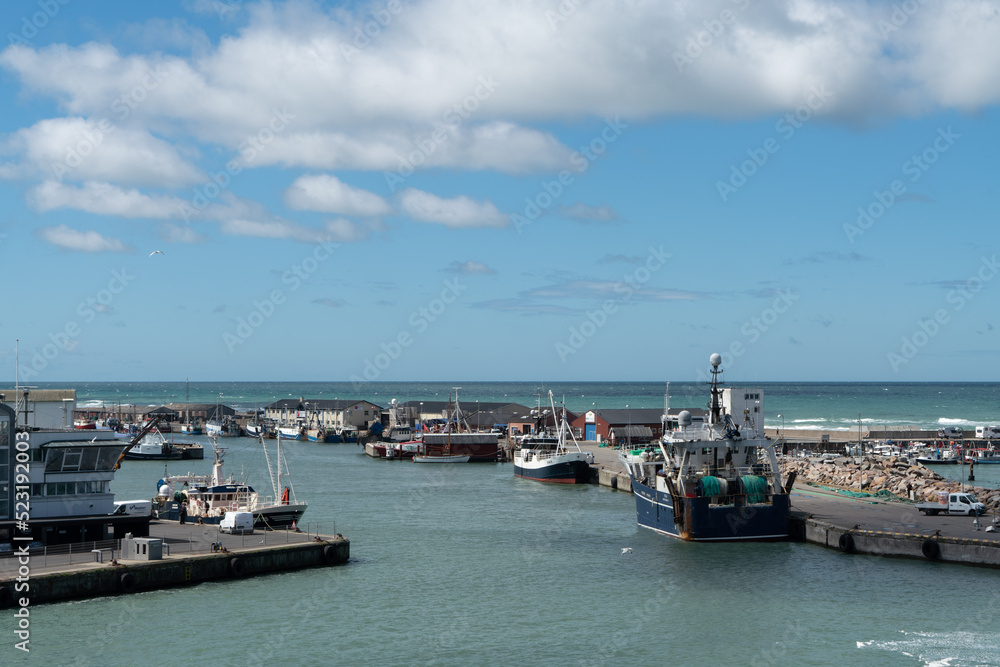 Fischereihafen von Hirtshals, Dänemark Fischereihafen von Hirtshals, Dänemark