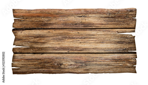 close up of an empty wooden sign