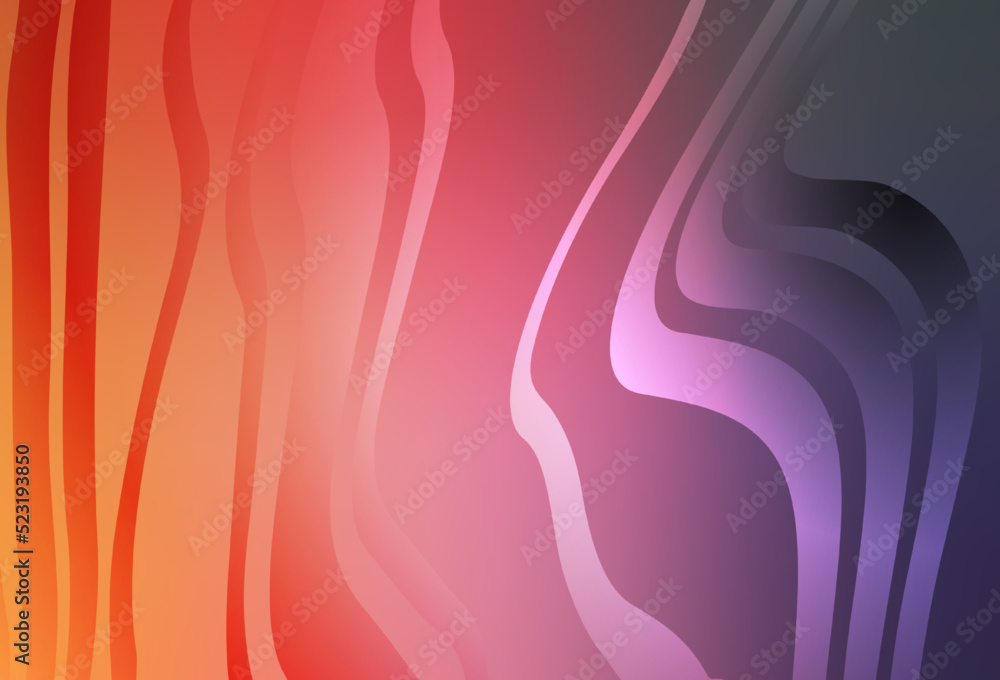 Light Pink, Yellow vector background with wry lines. Light Pink, Yellow vector background with wry lines.