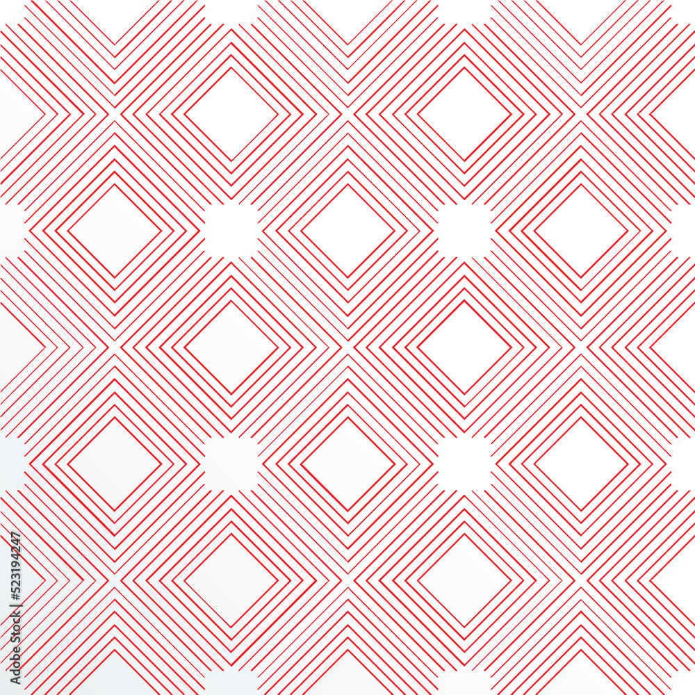 Red square and white abstract background Red square and white abstract background