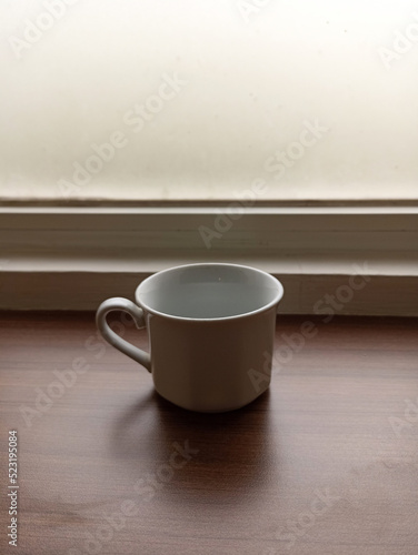 white porcelain cup