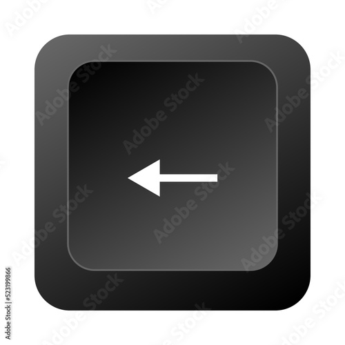 Left Arrow key