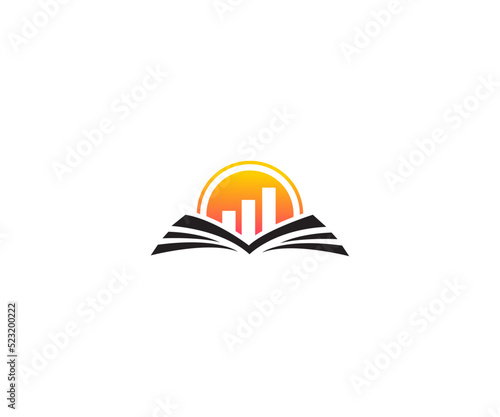 accounting services logo  vector template abstract monogram symbol