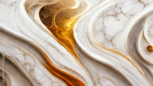 Swirls of marble or the ripples of agate. Liquid marble texture. Fluid art. abstract waves skin wall luxurious art ideas. 3D Rendering