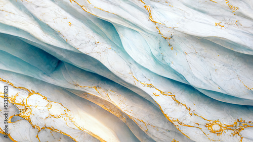 Fototapeta Naklejka Na Ścianę i Meble -  Swirls of marble or the ripples of agate. Liquid marble texture. Fluid art. abstract waves skin wall luxurious art ideas. 3D Rendering