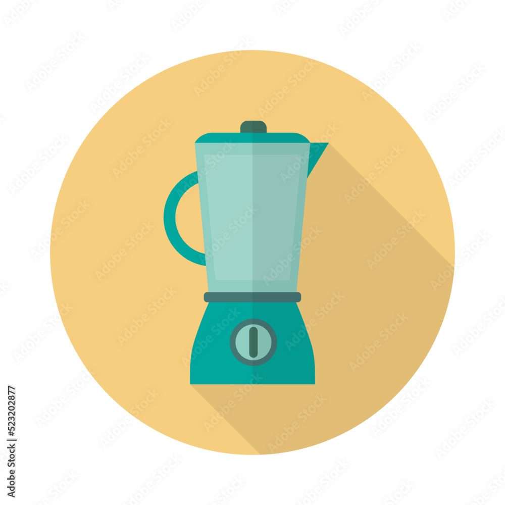 Simple flat design kitchen blender. Simple flat design kitchen blender.