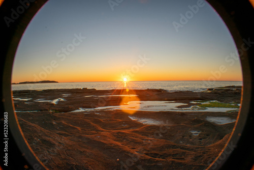 Canvas Print Beautiful Dee why beach at sunset