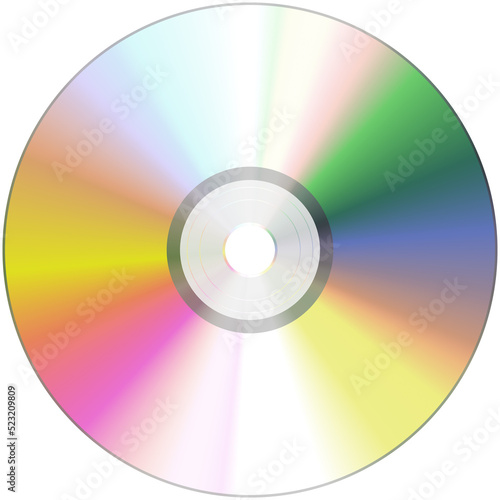 Disk isolated photo