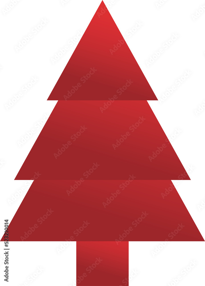 Christmas tree PNG Clipart With Transparent Background for decoration of art file.