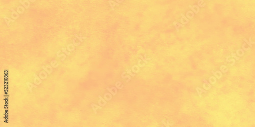 Empty yellow or orange texture of soft and smooth light watercolors, Shinny and bright yellow or orange grunge texture, texture of a grunge and grainy old yellow or orange paper.