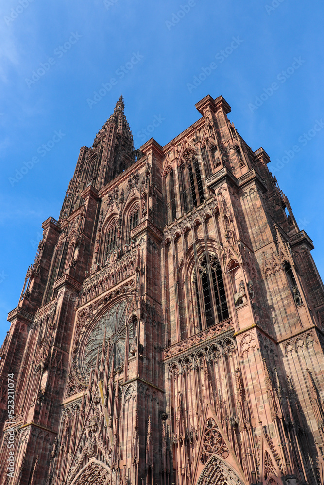 Fototapeta premium Alsace - Strasbourg - Cathédrale notre Dame