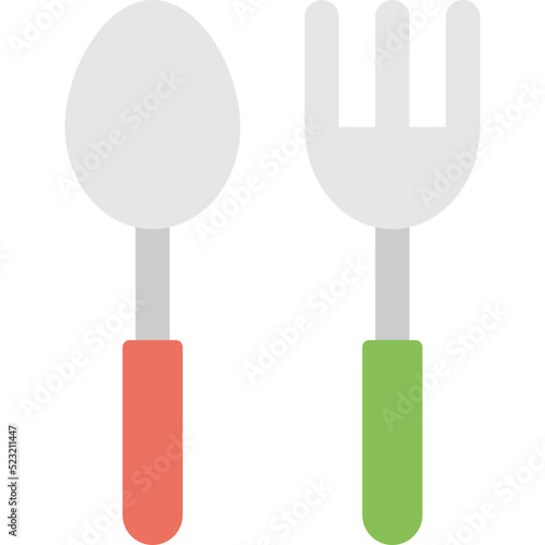Spoon and fork