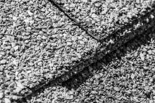 Wallpaper Mural Macro of asphalt shingle layered seam on a residential house. Torontodigital.ca