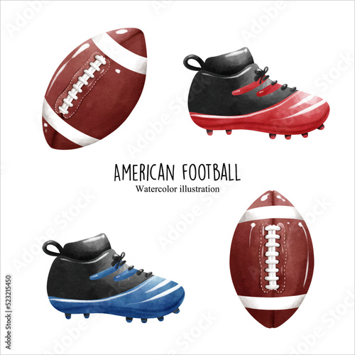 American football  vector illustration