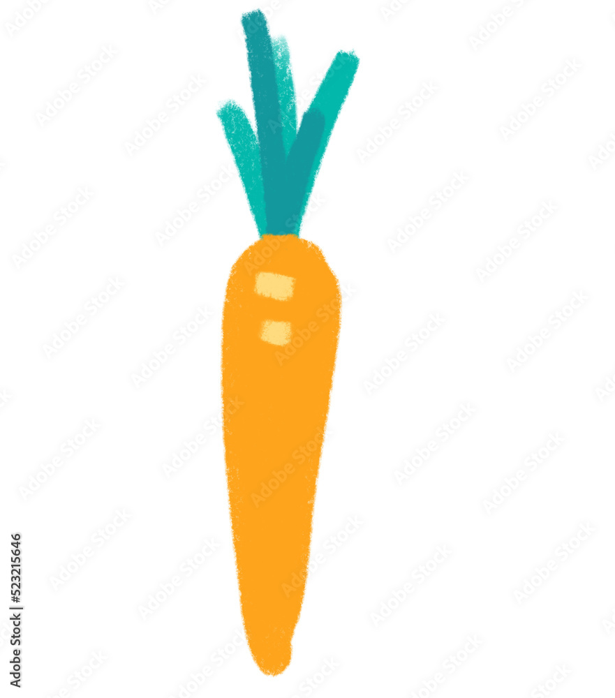 baby carrot breakfast food set elements hand drawn doodle minimal style pastel color illustration baby carrot breakfast food set elements hand drawn doodle minimal style pastel color illustration