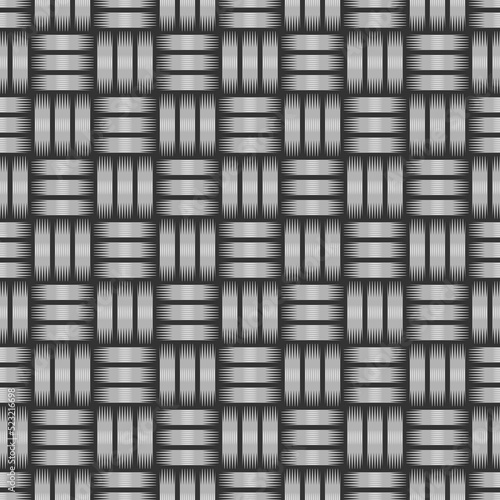 Basket weave monochrome seamless pattern