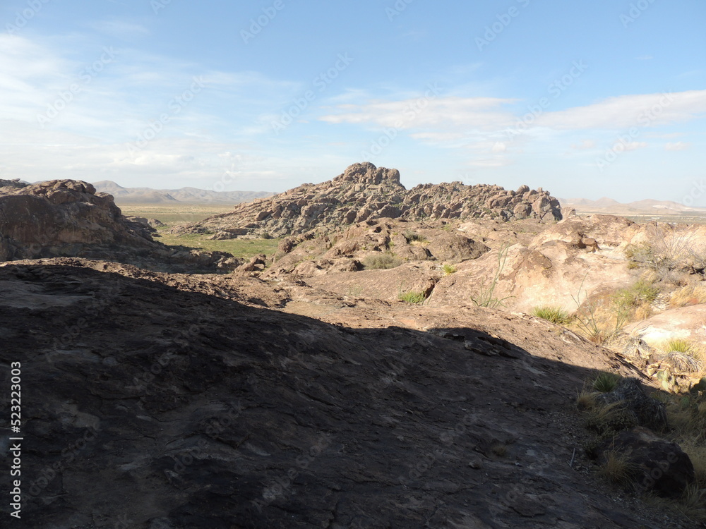 volcanic landscape in island canary islands