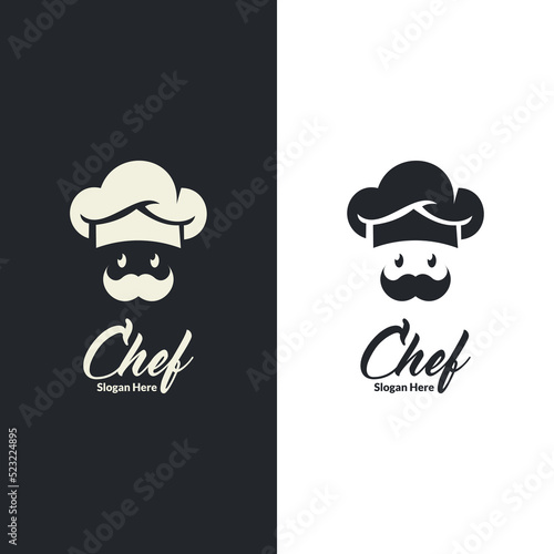 Chef Restaurant Logo vector. Restaurant logo design inspiration.