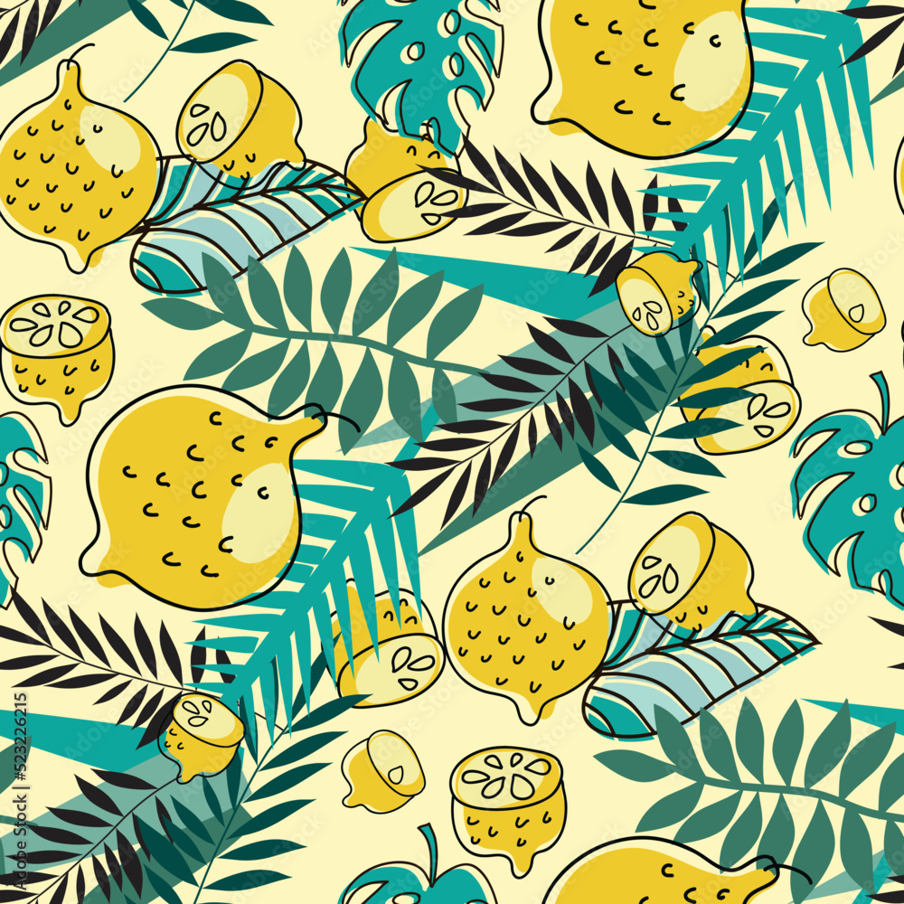 Happy Sukkot seamless pattern template background . Jewish Feast of Tabernacles with sukkah, lemon, etrog, lulav, Arava, Hadas. Vector icon illustration Happy Sukkot seamless pattern template background . Jewish Feast of Tabernacles with sukkah, lemon, etrog, lulav, Arava, Hadas. Vector icon illustration